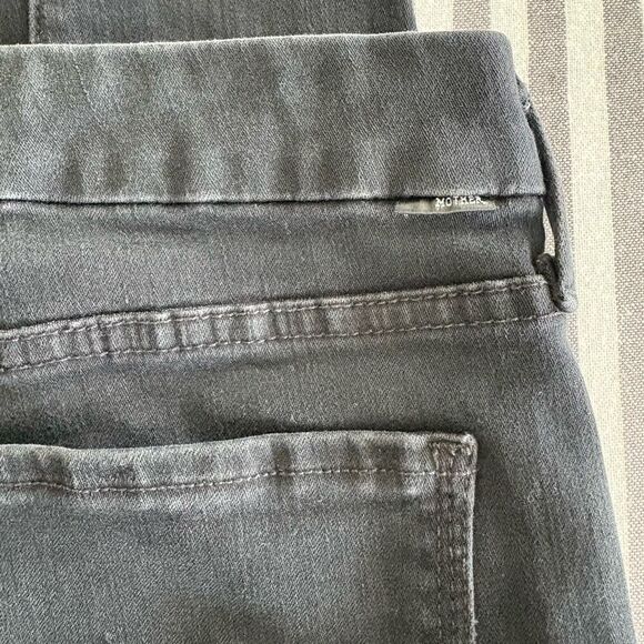 Mother The Looker Crop Blackbird Skinny Jeans Size 30 - Picture 2 of 11